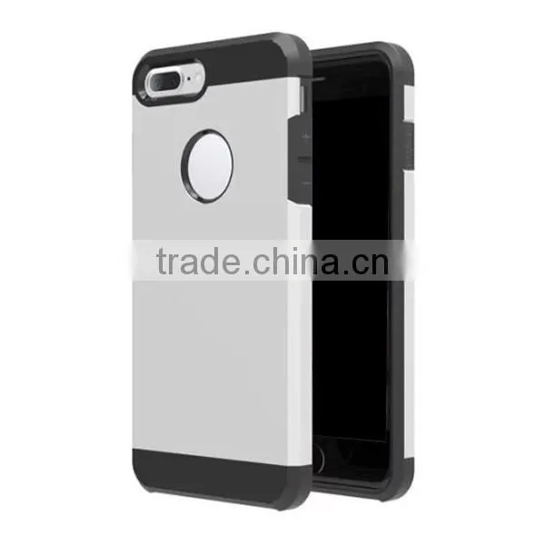 Multi color TPU + PC combo protective phone case for iPhone 7 plus