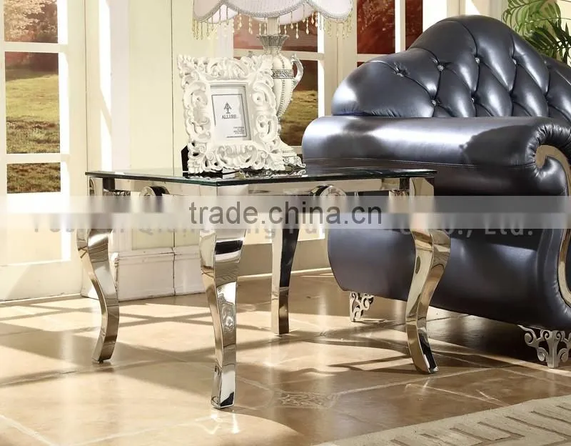 2017 marble end table small with stainless steel leg