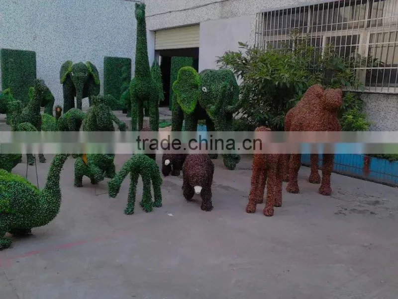 artificial decorative green sculpture simulation animal plant
