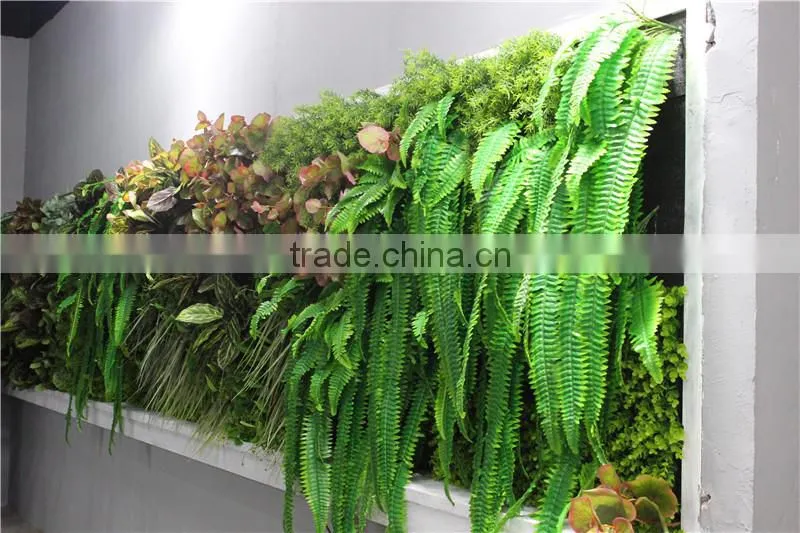 100*100*25cm Home garden decorative indoor vertical plastic Artificial Green Plant Walls ZWQ09 2111