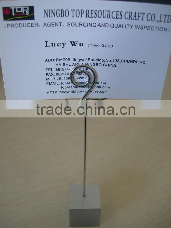 Flat 2 shapped memo clips&memo holder &photo holder