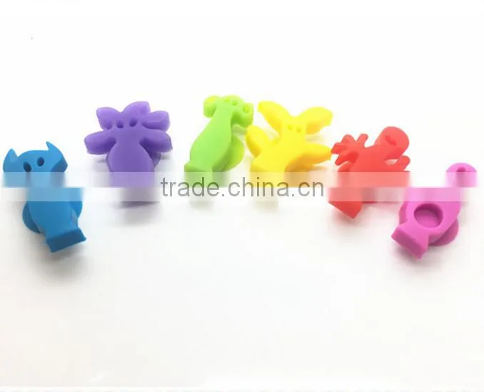 BPA free china supplier silicone wineglass mark