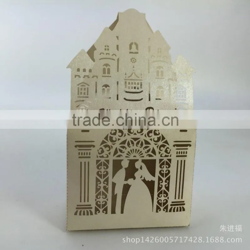 foldable sweet wedding candy box romantic paper wedding box