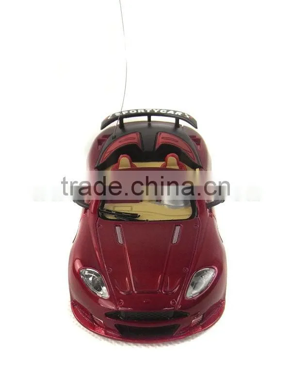 New product 1:43 Scale 4CH RC Alloy Car with steering wheel remote control car
