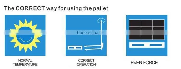double faced welding heavy duty Plastic Pallet