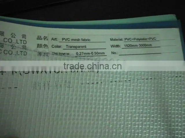 pvc coated mesh fabric advertising material