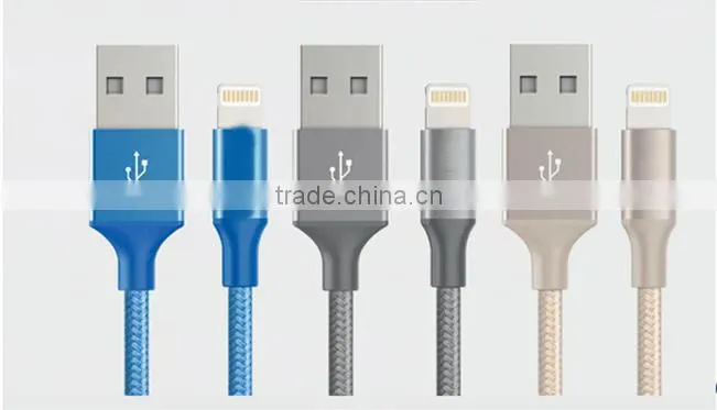 1M Woven cotton mircro USB charging and synch cable