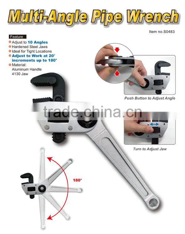 Multi-Angle Pipe Wrench