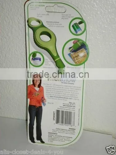 Open it!! As seen on TV! Women design 4 Tools in 1 Bottle Twist/Caps&Tabs Cut