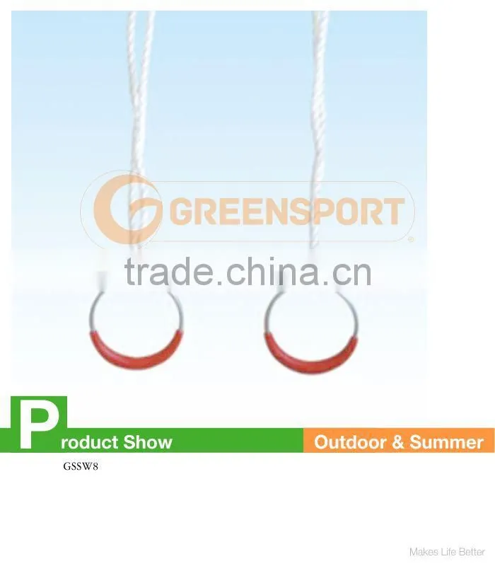 GSSW8 EN71 certified kids garden furniture steel swing set