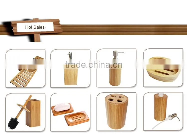 Universal hot product natural bamboo custom shampoo bottle