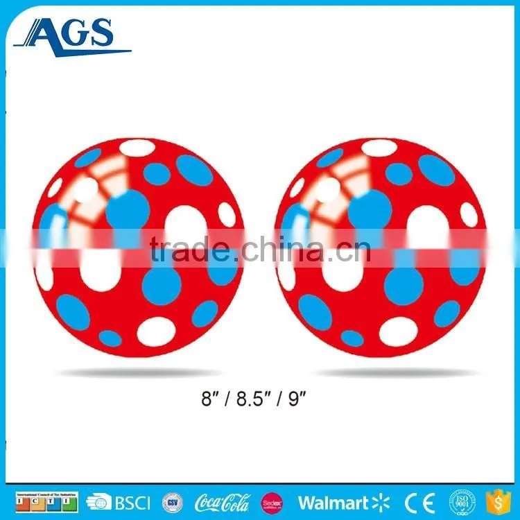 Yellow smiling face lovely pvc ball with custom logo