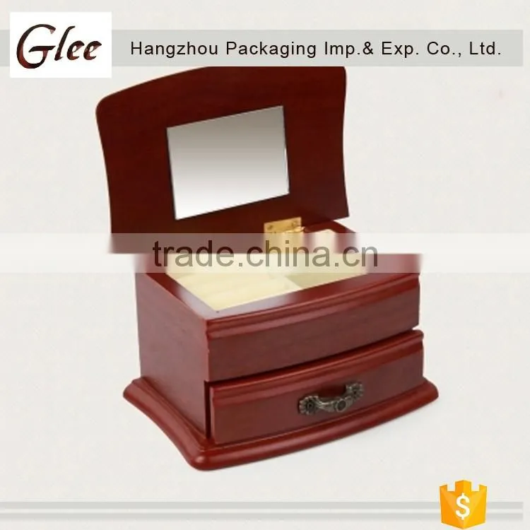 Nice -looking finish lovelyHot Selling luxury wooden mdf jewelry box glossy jewellery display box wood