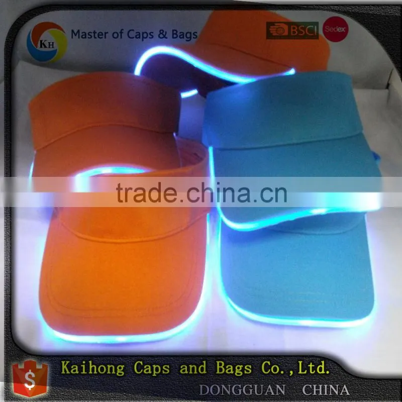 2015 Hot selling LED baseball cap with LED light hat