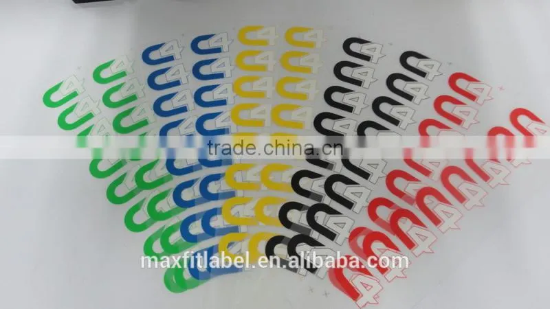 Customized beautiful girl logo Heat Transfer paper for T-shirt/garment heat tranfer label