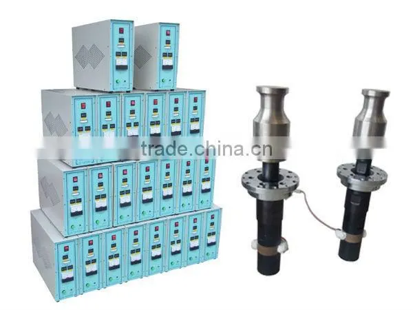 vertical type Ultrasonic System with 15k or 20k generator, transducer, and customized horn
