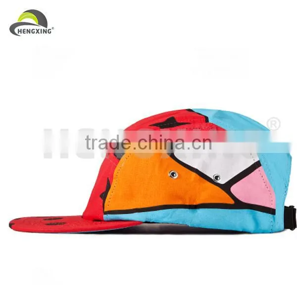 Print 5-Panel hats adjustable buckle 5 Panel caps