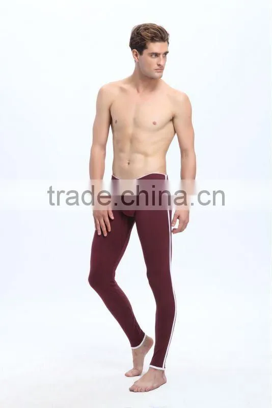 wholesale mans heated long underwear coffee thermal long johns cotton winter brand pants
