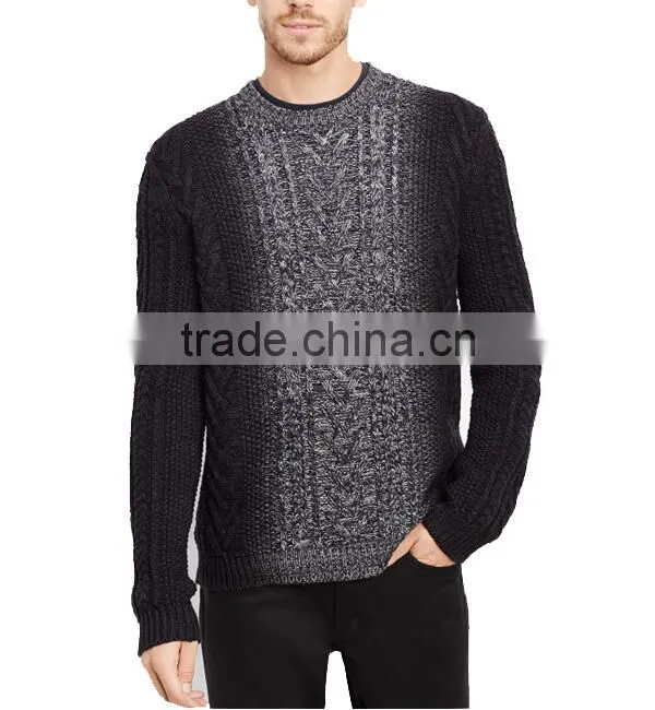 2015 fashion wool cheap men sweater men woolen sweater design