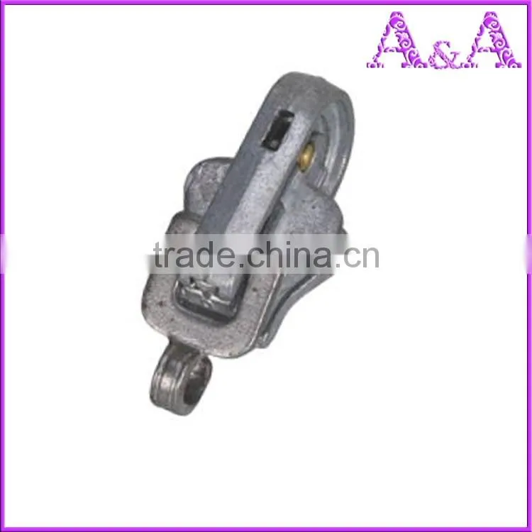 #5 plastic nickel black slider A/L
