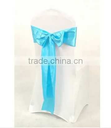 factory supply 18 cm high quality wedding holiday chair bow satin chair bow