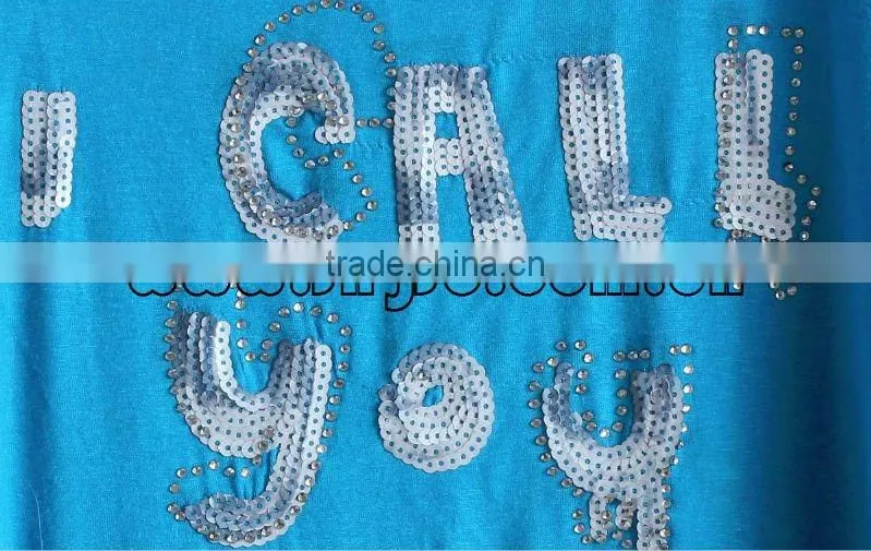 fashion clothing hot fix rhinestone motif
