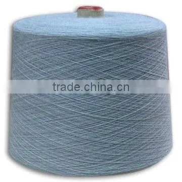 polyester spun yarn in raw white and dyed from 8s to 40s/1