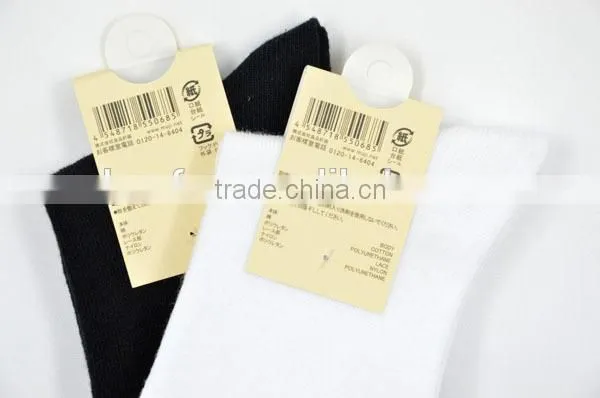 autumn&winter solid colod 100%cotton men tube socks