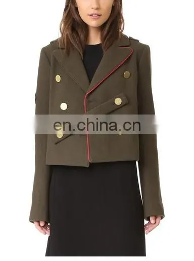 Women camouflatge overcoat
