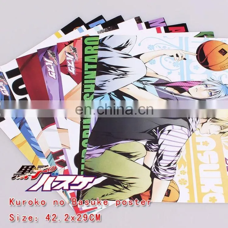 Anime Wall Posters Kuroko no Basuke Posters 8pcs a set Wholesale Fashion Anime Cos Hot and New Style