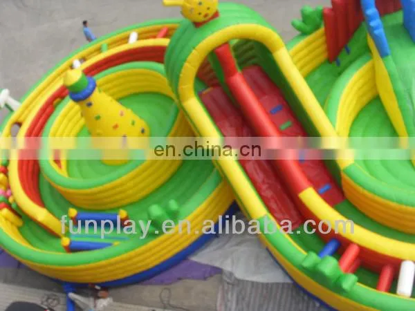 HI cheap giant outdoor inflatable commercial amusement park for adult