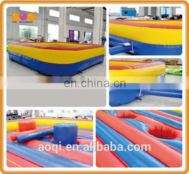 AOQI new design inflatable interactive gladiator games for adults