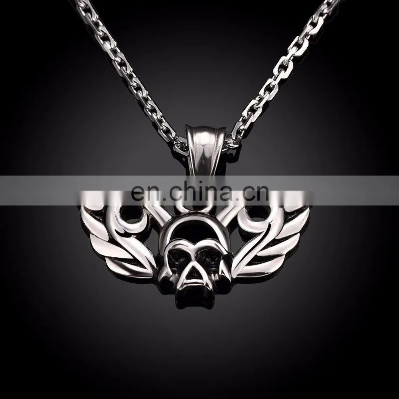 2017 Stainless Steel Skull Pattern Necklace Chain for Men