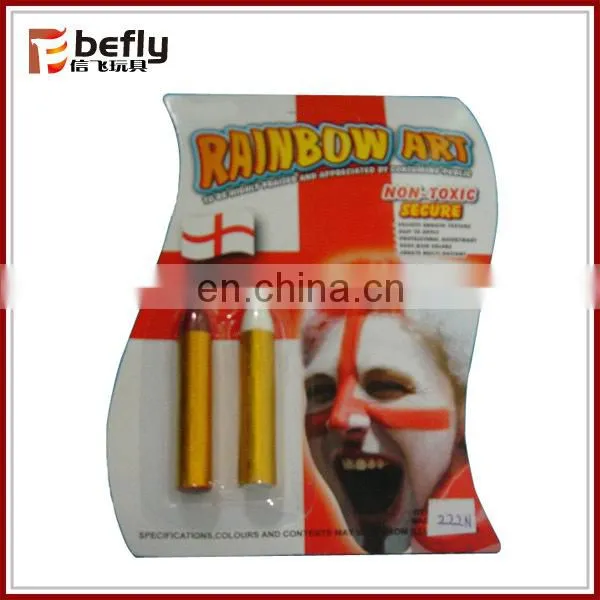 World cup football fans face paint