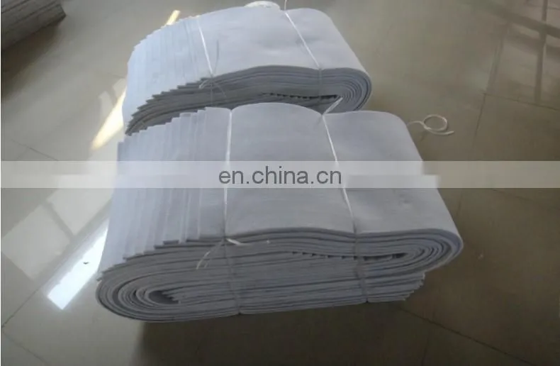 Factory Pure White layered felt tension pad for steel slitting machine samples free