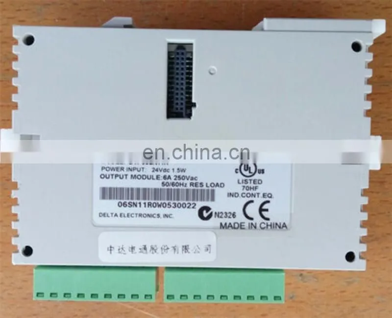 Delta S series PLC Digital 6DO Expansion Module DVP06SN11R Relay Output for Automation Tool