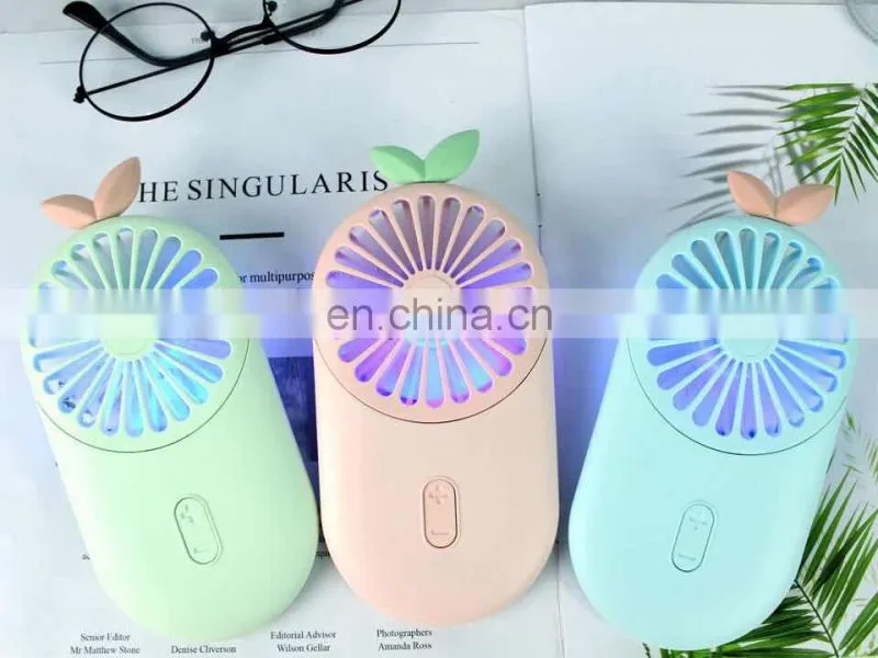Portable travel office battery charge usb rechargeable handheld pocket mini fan