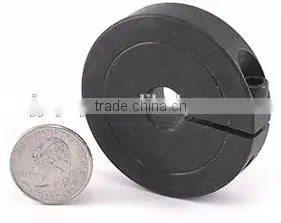 1C-031-S T303 Stainless Steel One-Piece Clamping Collar, 5/16" Bore Size, 11/16" OD, With 4-40 x 3/8 Set Screw