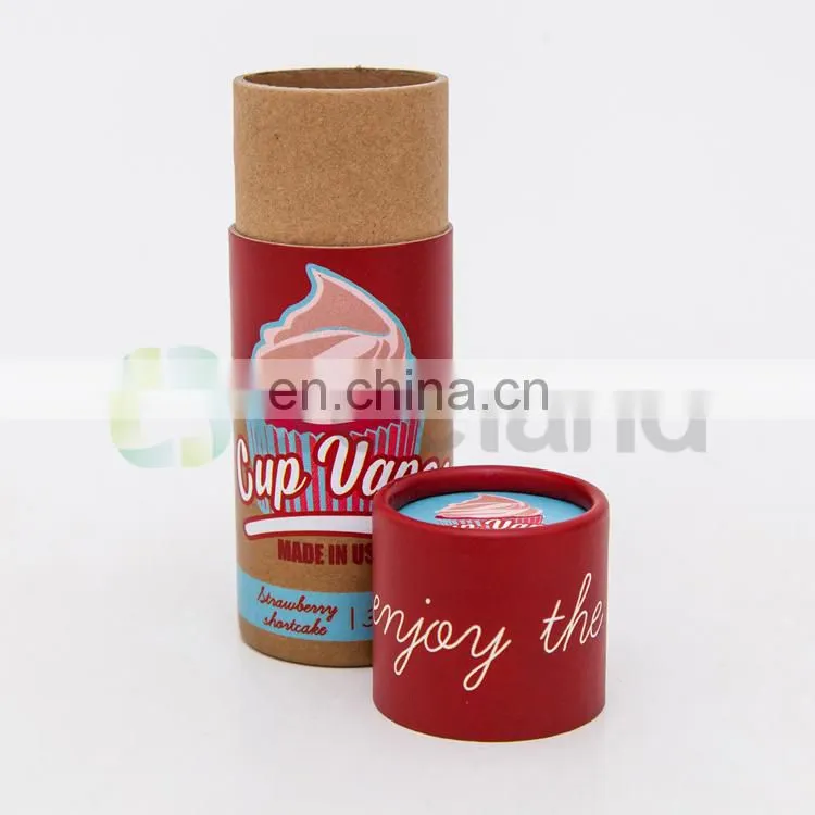 Custom size essential oil cardboard packaging tube boxes