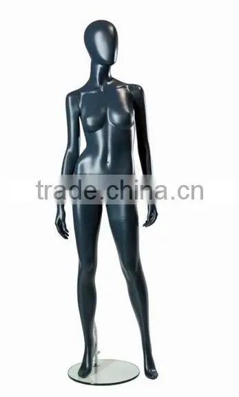 matt grey female mannequin with egg head,new female mannequin,mannequin display