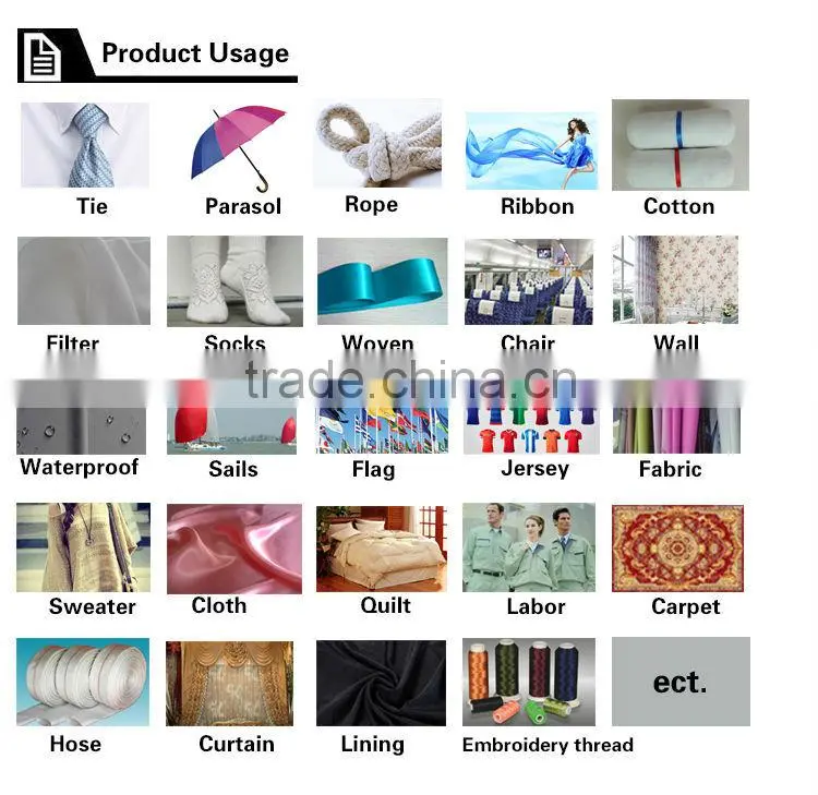 100% polyester yarn, fancy yarn