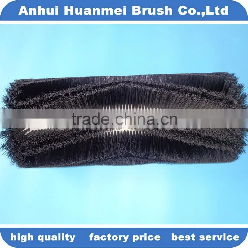 Electric floor cleaning roller brush for electric sweeper trucks