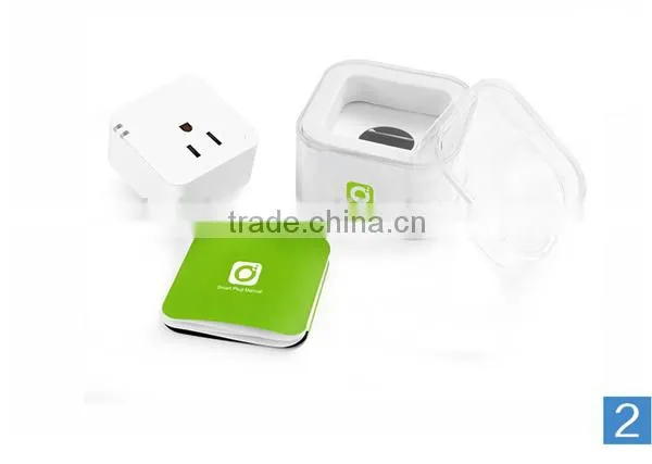 2200W Power Rating AC 90-256V Smart WIFI Socket with smart phone Android & IOS APP for Remote control Electricity Cut-off And Re