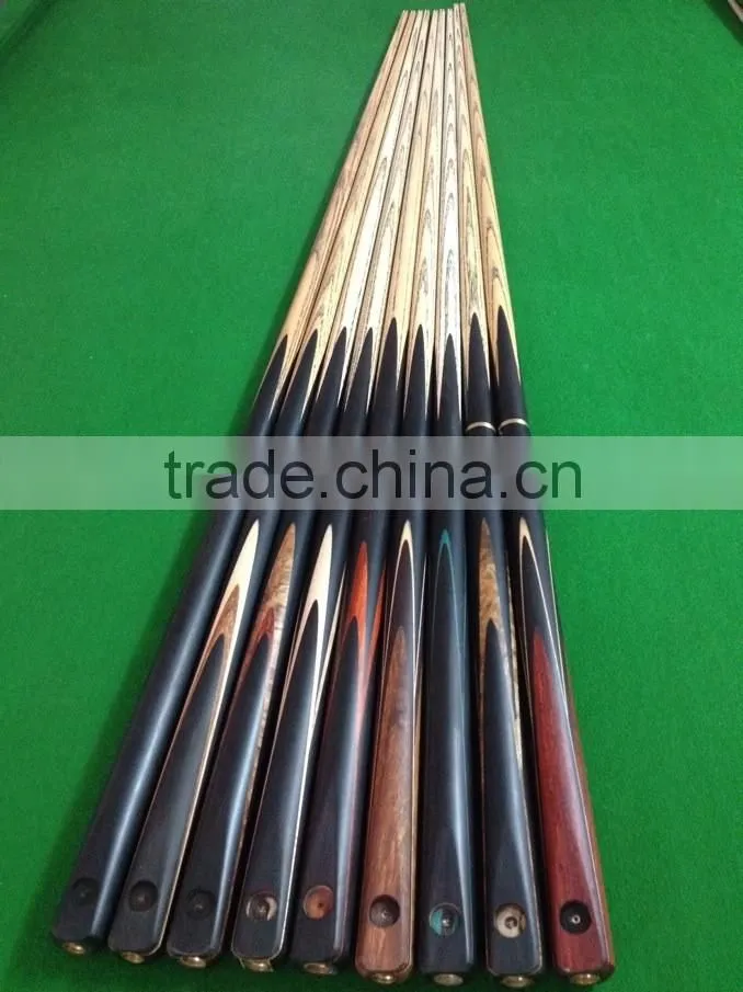 CUESOUL 3/4 Hand Spliced snooker cue, excellent quality at low pricing, OEM Welcomed