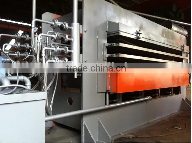 China 3 layers plywood Hot Press woodwork machine