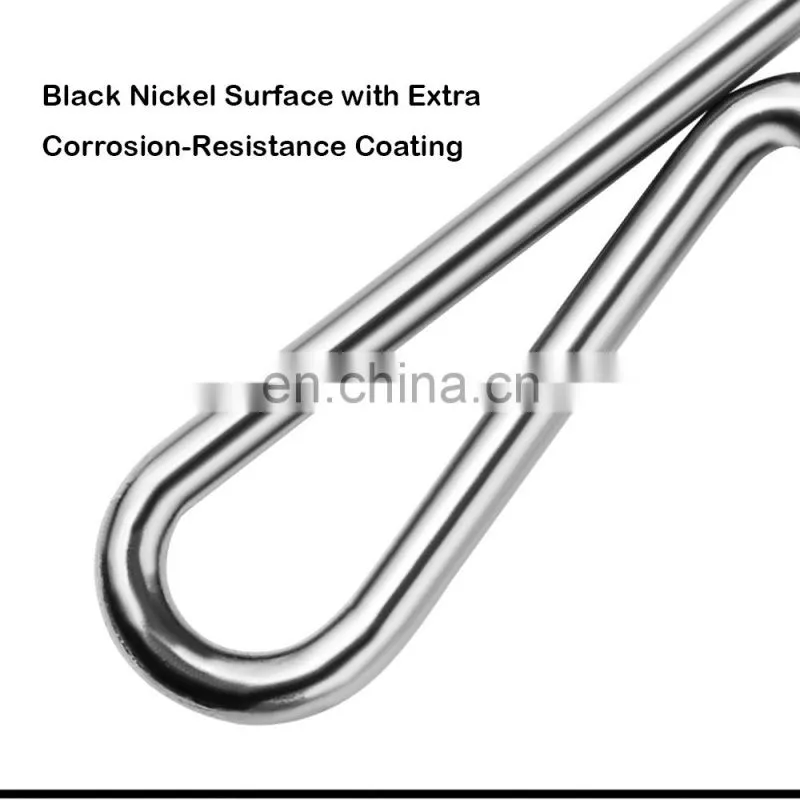 JOHNCOO Fishing Lock Hanging Snap Bass Fishing Swivel Snap Carp Fishing Pin Snaps