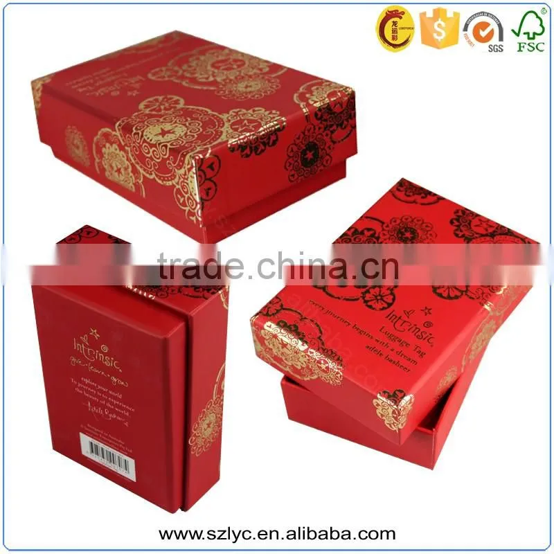 OEM Magnet book shape cardboard tea box