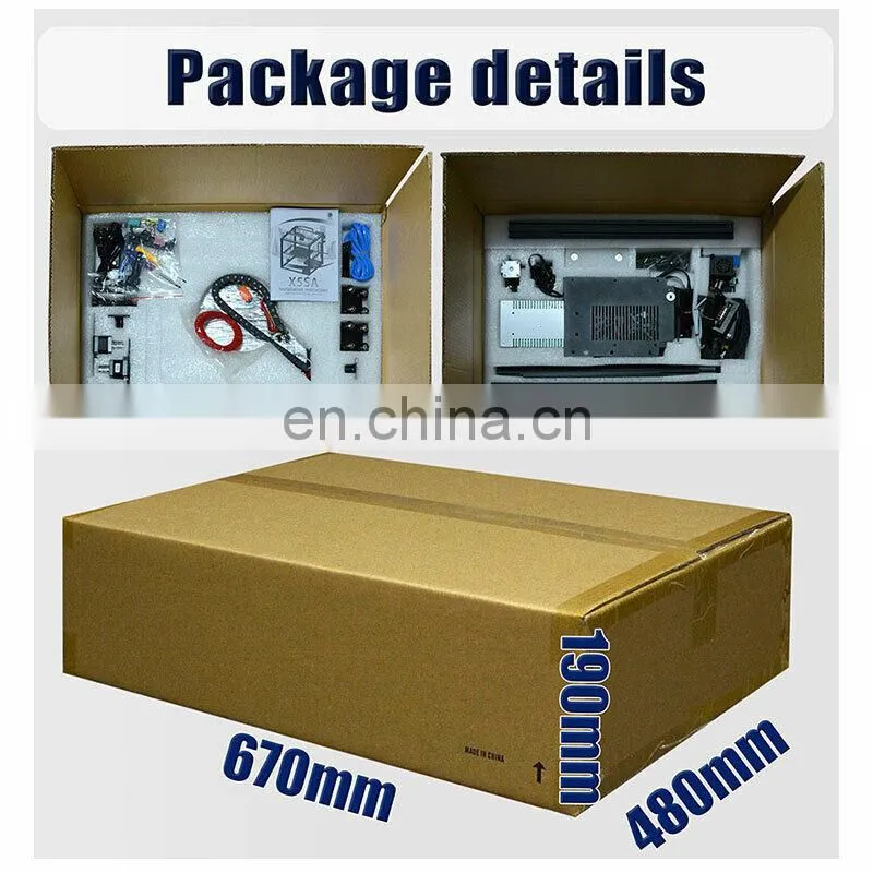 X5SA 3d printer CoreXY stable structure printer 3d Dual Z axis Ultra-quiet driver 330*330*400mm Large 3d printer