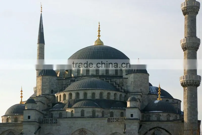 Palatial design metal steel structure mosque dome