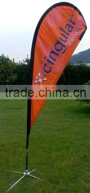 Cheap Teardrop Flag OEM Teardrop Flag pole Manufacturer